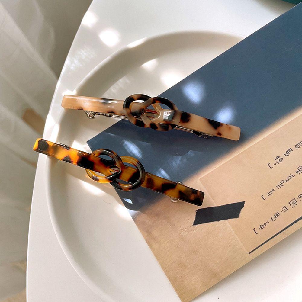 Kẹp Tóc Dây Xích Nhỏ Hình Hoa Đơn Giản Ngọt Ngào Cho Nữ