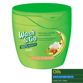 Kem Hấp ủ tóc Chiết xuất tinh dầu Oils 300ml cho mọi loại tóc ITALIA