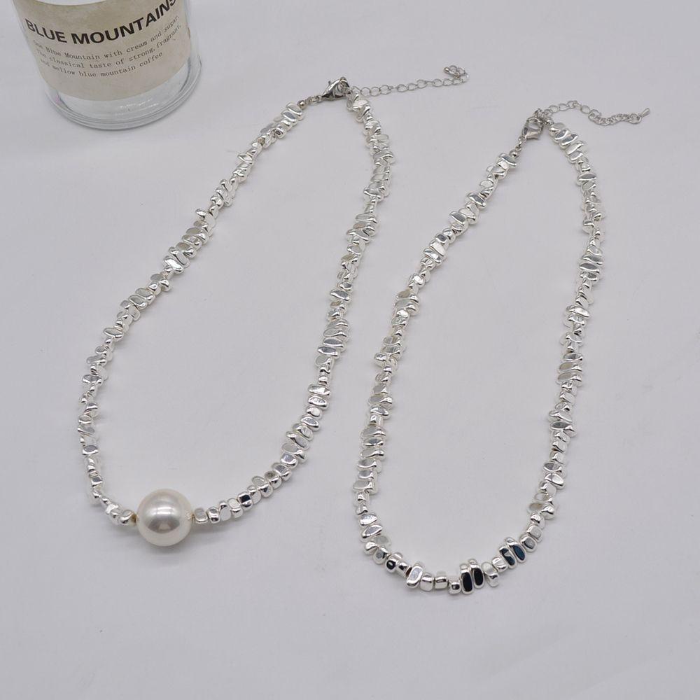 Vòng cổ Nữ Đính Ngọc Trai Phong Cách Hàn Quốc