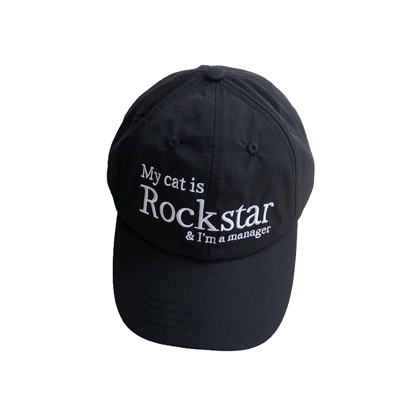 Mũ Lưỡi Trai Mềm Thêu Chữ my catis rockstar 22