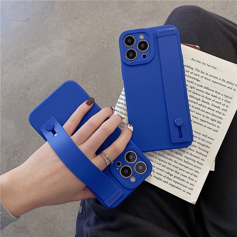 Ốp điện thoại có dây đeo chống sốc cho IPHONE 11 12 PRO MAX X XR XS MAX 7 8 PLUS