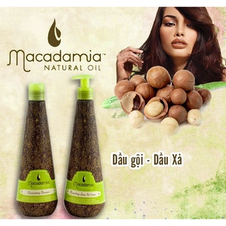 CẶP DẦU GỘI XẢ MACADAMIA TRẺ HÓA TÓC SIÊU MƯỢT 1000ML 5.0