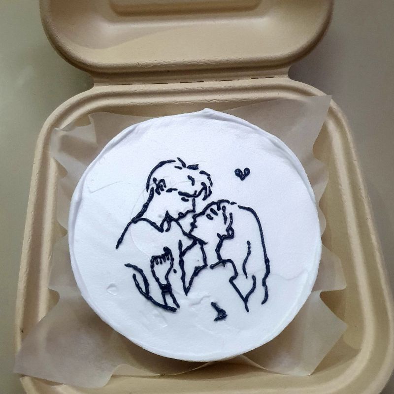 Bánh Kem Mini  - Decor kiểu Couple Cặp Đôi