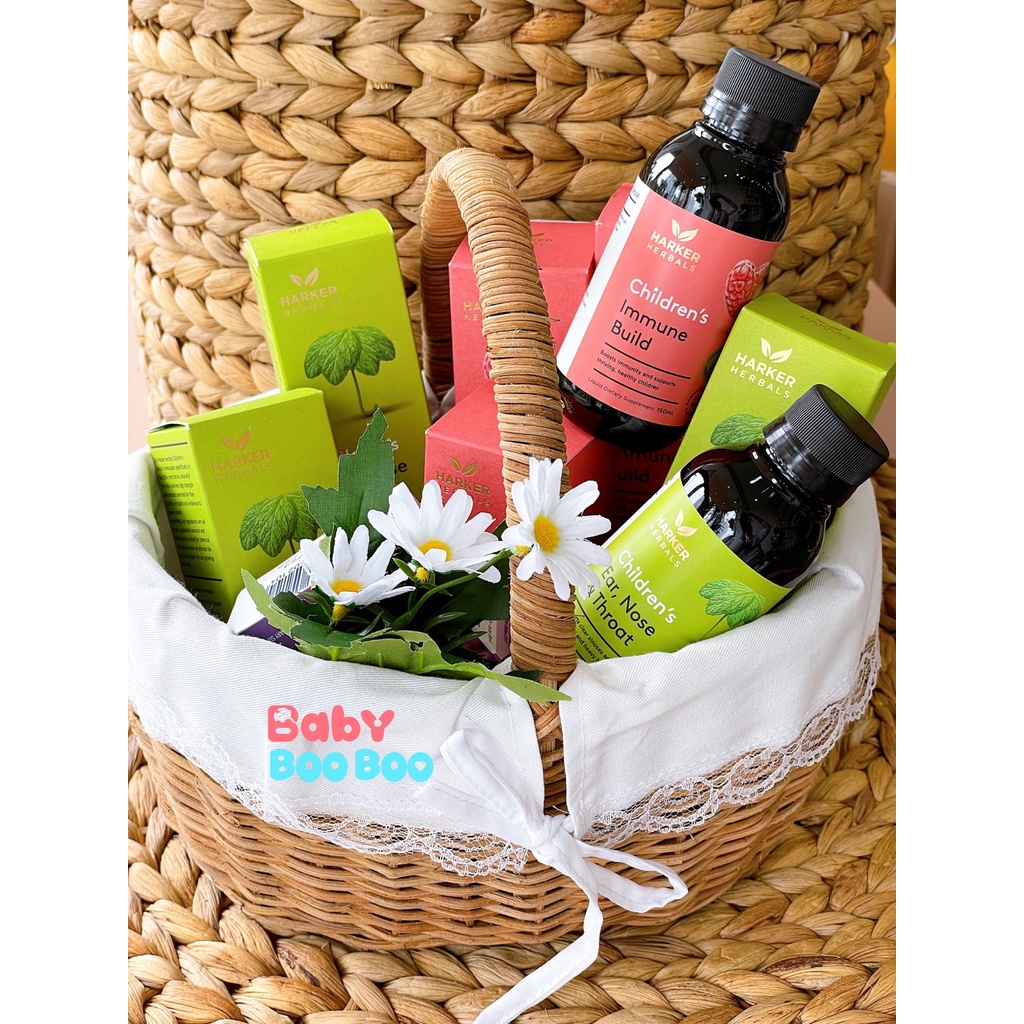 Siro thảo dược Harker Herbals xanh lá tai, mũi, họng cho bé