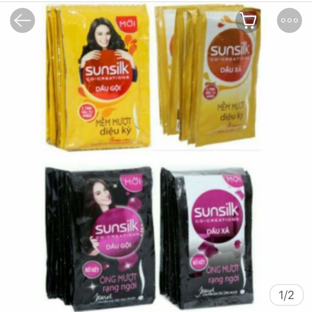 Combo 6 dây dầu gội , xả Sunsilk các loại