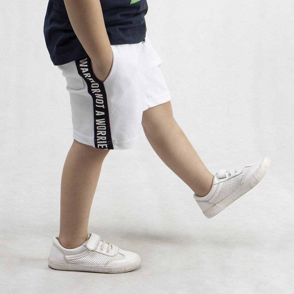 QUẦN SHORT BÉ TRAI SAYME LACOSTE IN CHỮ SIZE NHỎ BCSR0006