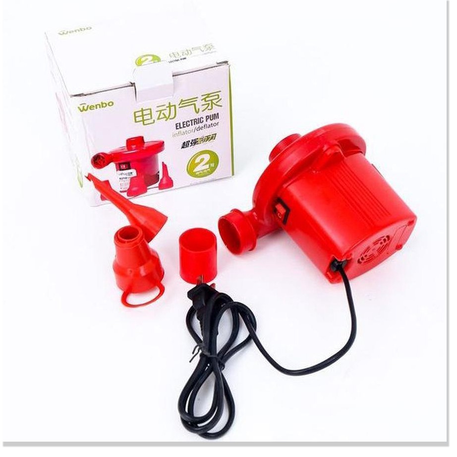 Bơm hơi điện mini 2 chiều (Giao Màu Ngẫu Nhiên)