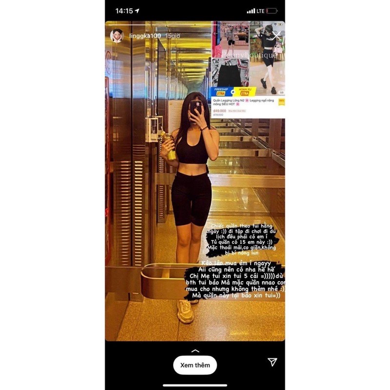 Quần legging thái siêu xinh- Legging Lửng Cuộn Tím Hot Hit | BigBuy360 - bigbuy360.vn