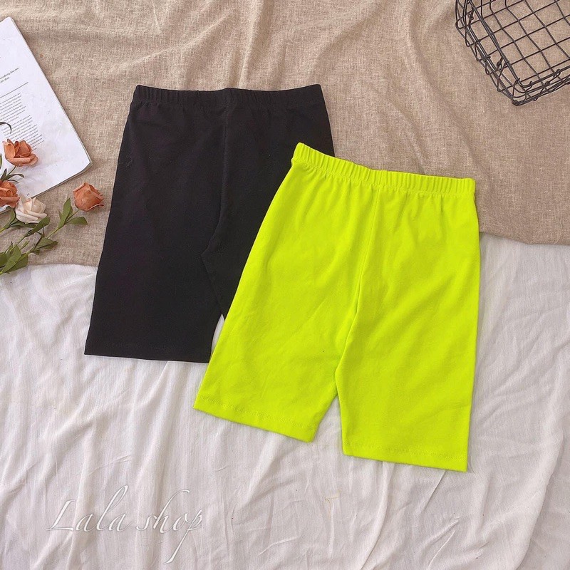 quần legging ngố thái ( Biker short ) legging nhiều màu hình thật 100% ( kèm video) | BigBuy360 - bigbuy360.vn