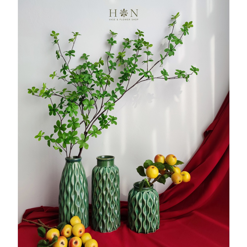 Cành Thạch Nam giả thân nâu loại 1 giống thật  - Han decor