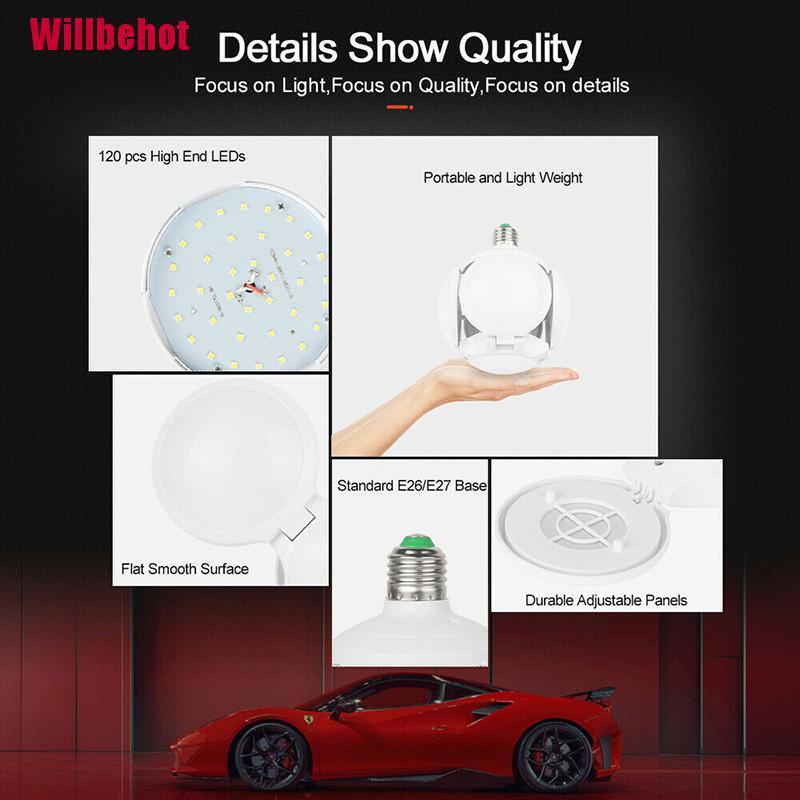 Bóng Đèn Trần Siêu Sáng E27 40W Hình Đĩa Bay Ufo