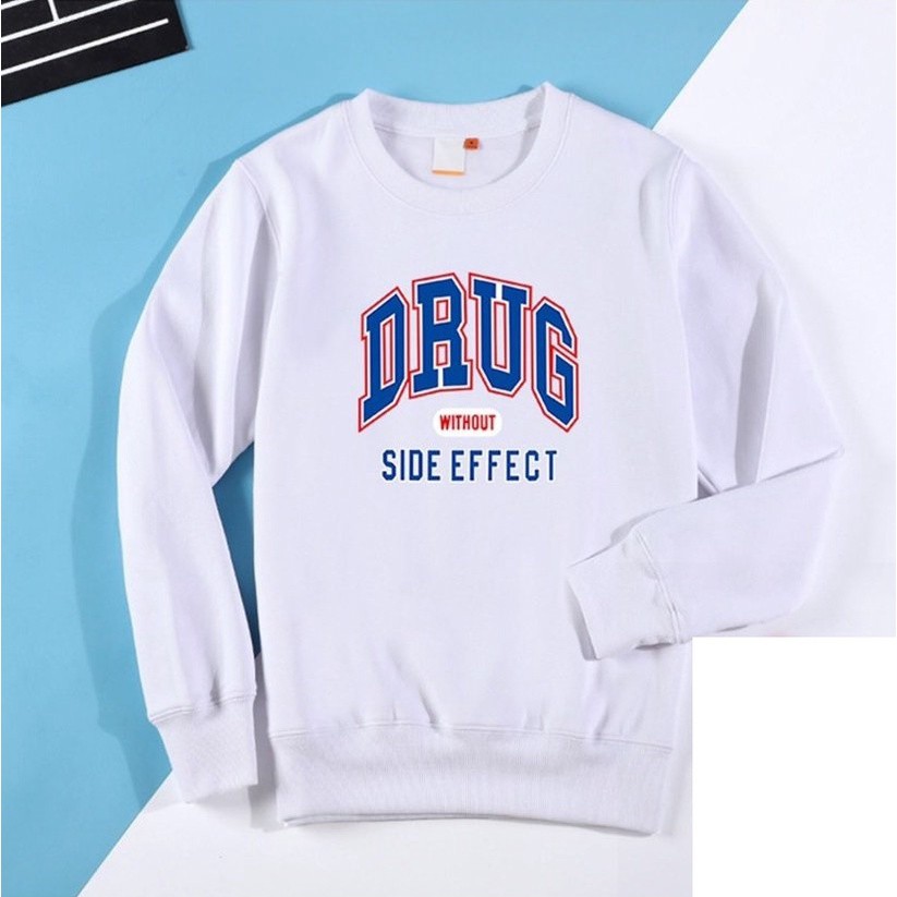 Áo Sweater Nam Nữ DRUG Form Rộng Unisex Tay Bồng Wn1 Chất Nỉ Bông Hàng Xuất Dày Đẹp Không Bai, Không Xù AN21 | BigBuy360 - bigbuy360.vn