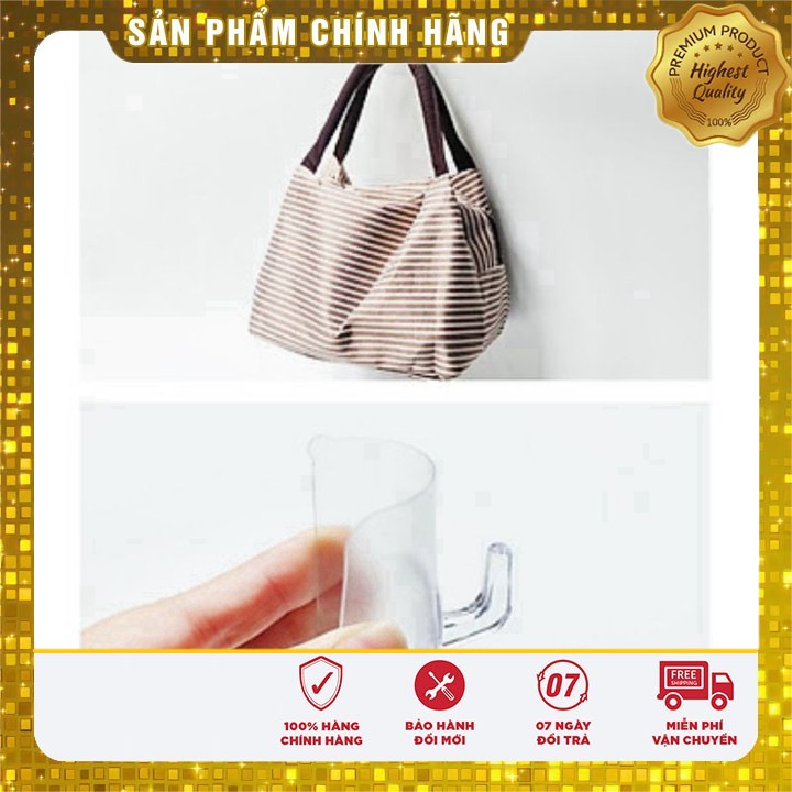 Móc dán tường siêu chịu lực 6*6cm (đọc HDSD)