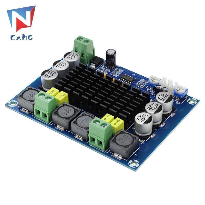 ExhG❤❤❤High quality TPA3116D2 Dual-channel Stereo High Power Digital Audio Power Amplifier Board 2x120W XH-M543 @VN