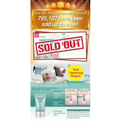 Tinh Chất Tosowoong RX Giúp Se Khít Lỗ Chân Lông Gấp Hai Lần Cao Cấp 30ml