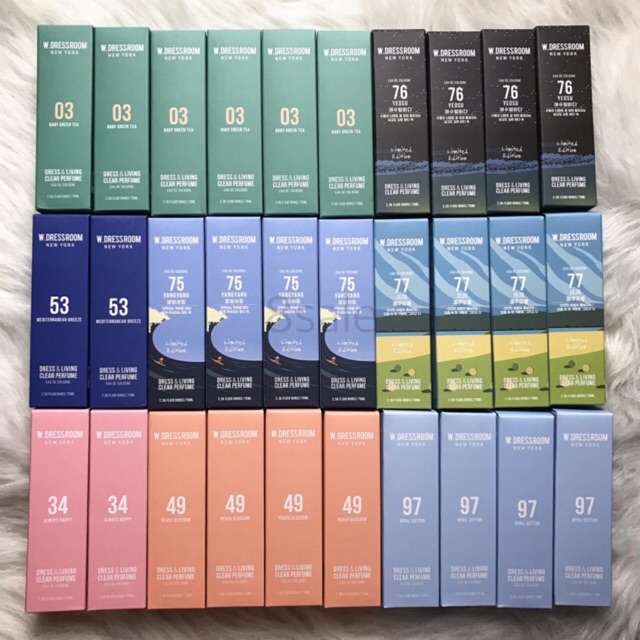W.DRESSROOM | Dress &amp; living clean perfume (xịt khử mùi vải)