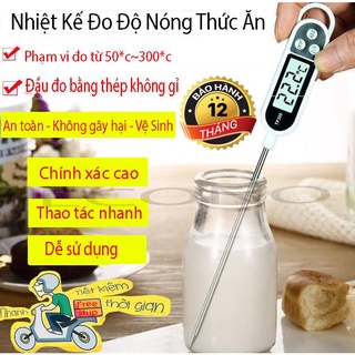 Nhiệt kế nấu ăn, pha sữa TP 300 Cảm biến nhiệt độ an toàn sử dụng