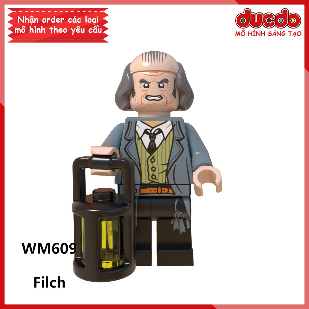 Minifigures các nhân vật trong Harry Potter - Đồ chơi Lắp ghép Xếp hình Mini Mô hình WM 6047