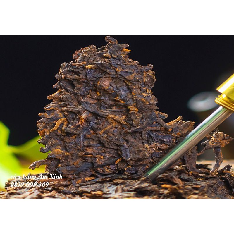 Bánh trà phổ nhĩ chín Vân Nam (Bánh 357 gram, năm 2018)