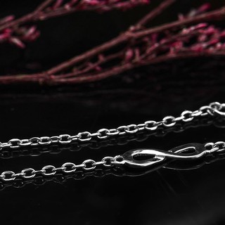 Lắc tay bạc Double Infinity