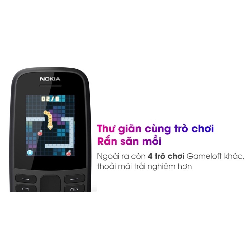 Điện thoại Nokia 105 Dual SIM ( 2022 ) máy mới nguyên hộp | BigBuy360 - bigbuy360.vn