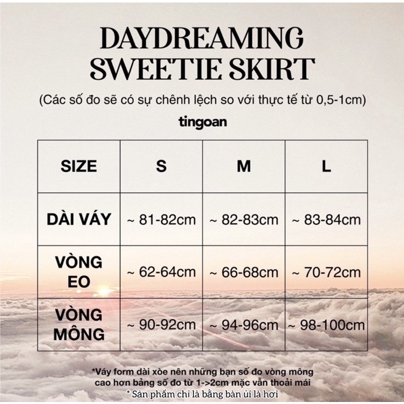 Chân váy dài 3 tầng phối lưới đen tingoan DAYDREAMING SWEETIE SKIRT/BL