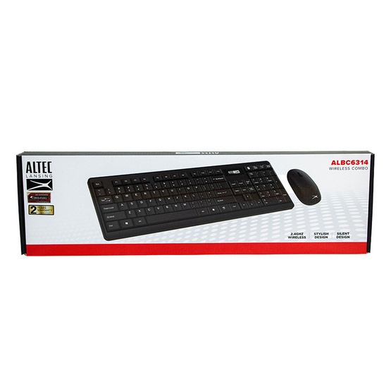 Bộ phím chuột không dây Altec ALBC6314 Slient (2.4GHz 1200DPI) - VCCI phân phối