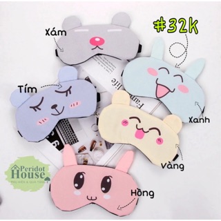 BỊT MẮT NGỦ GEL CARTOON BIỂU CẢM