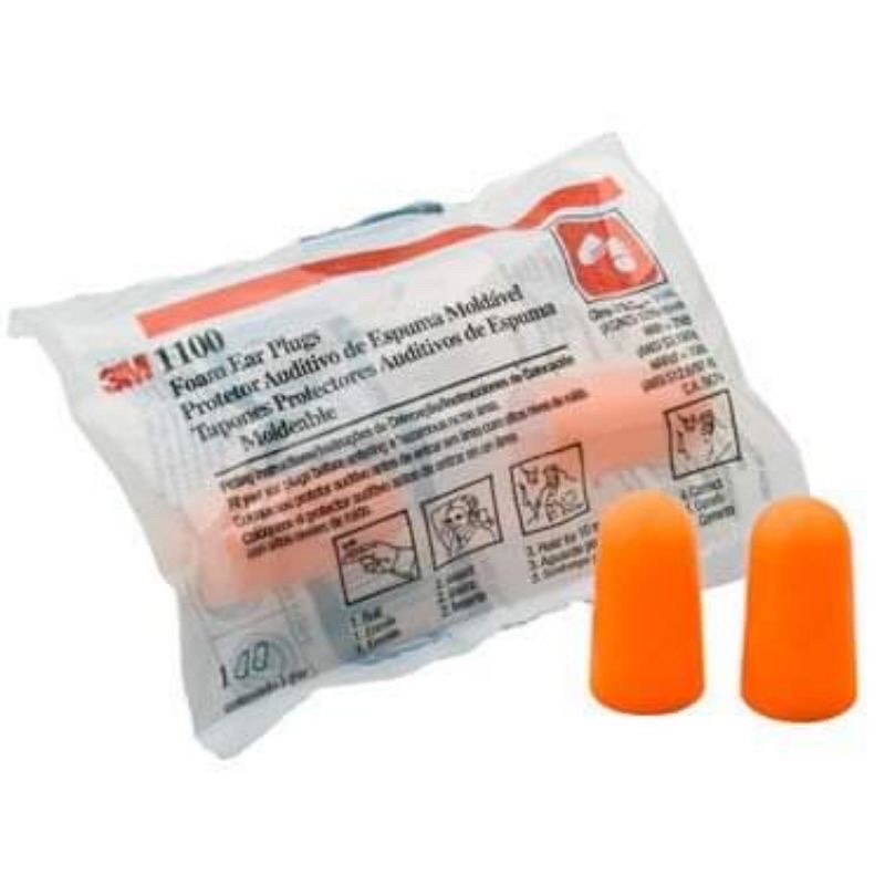 Nút bịt tai chống ồn tuyệt đối, nút nhét tai nhập khẩu chống ồn 3M 1100