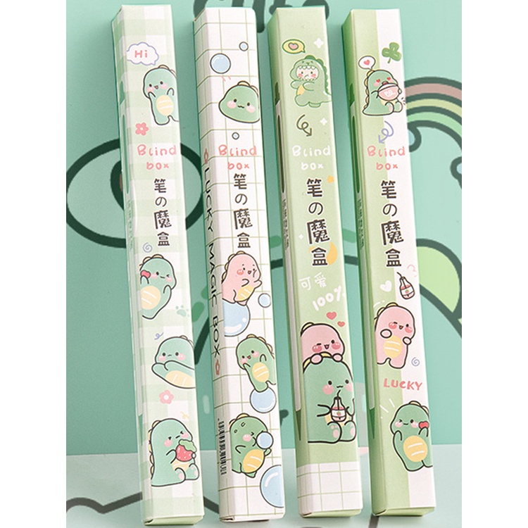 Set 4 Bút Mực Nước Ngòi 0.5 Họa Tiết Hoạt Hình Dễ Thương