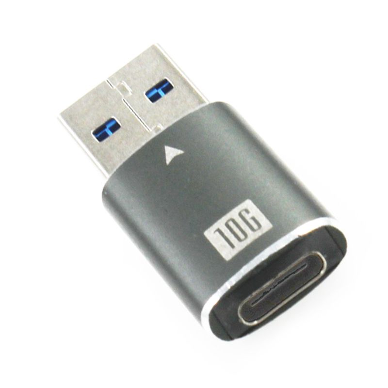 R* Metal Type C Female to USB Male Adapter Converter Gen2 10Gbps USB-C Extender Connector Head