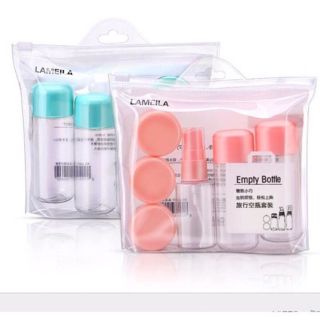 [HCM] bộ chiết mỹ phẩm du lịch 5 món túi zip như hình