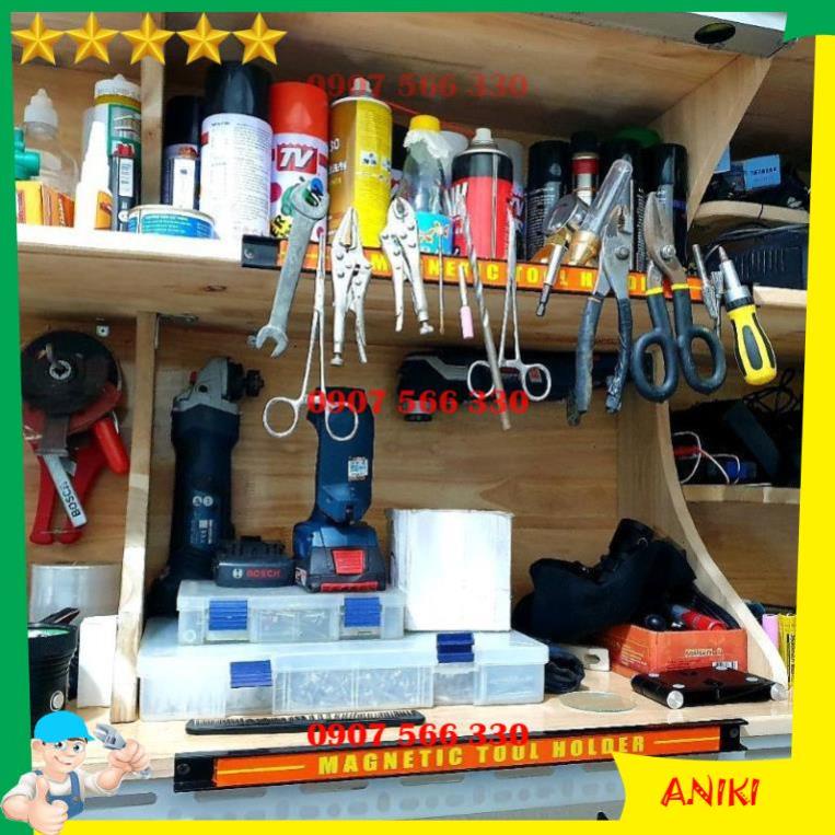 Thanh Nam Châm Treo Dao_Giá Treo Hút Dụng Cụ Cơ Khí Đồ Nghề Dài 50cm QE069