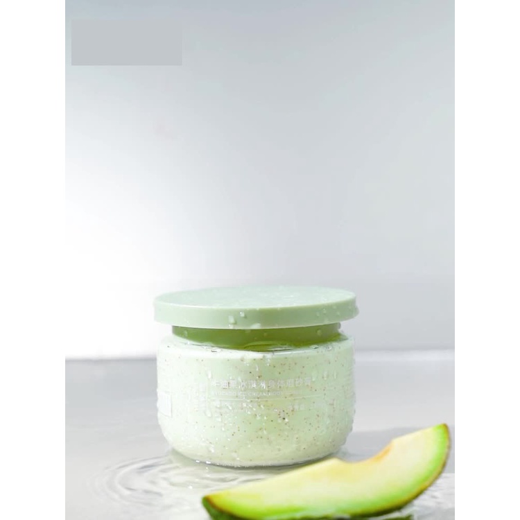 Tẩy da chết body Heyxi chiết xuất quả bơ hũ 250g, Kem tẩy tế bào chết toàn thân chiết xuất từ bơ hương thơm nhẹ nhàng