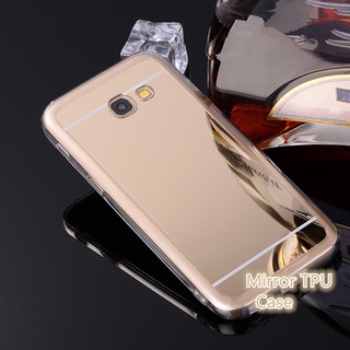 For [ Samsung A7 2017/A720 ] Mirror Soft TPU Silicone Back Phone Case