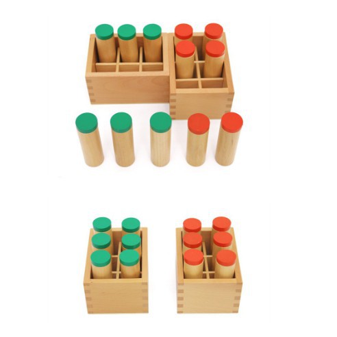 Giáo cụ montessori - Ống âm thanh - Sound Cylinders