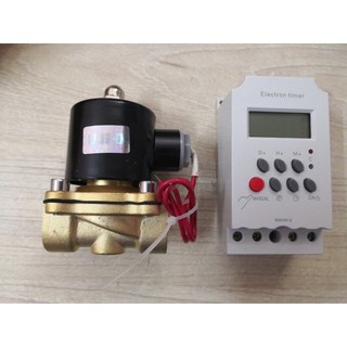 Van điện từ phi 21mm 220v/24v thường đóng thân van bằng đồng