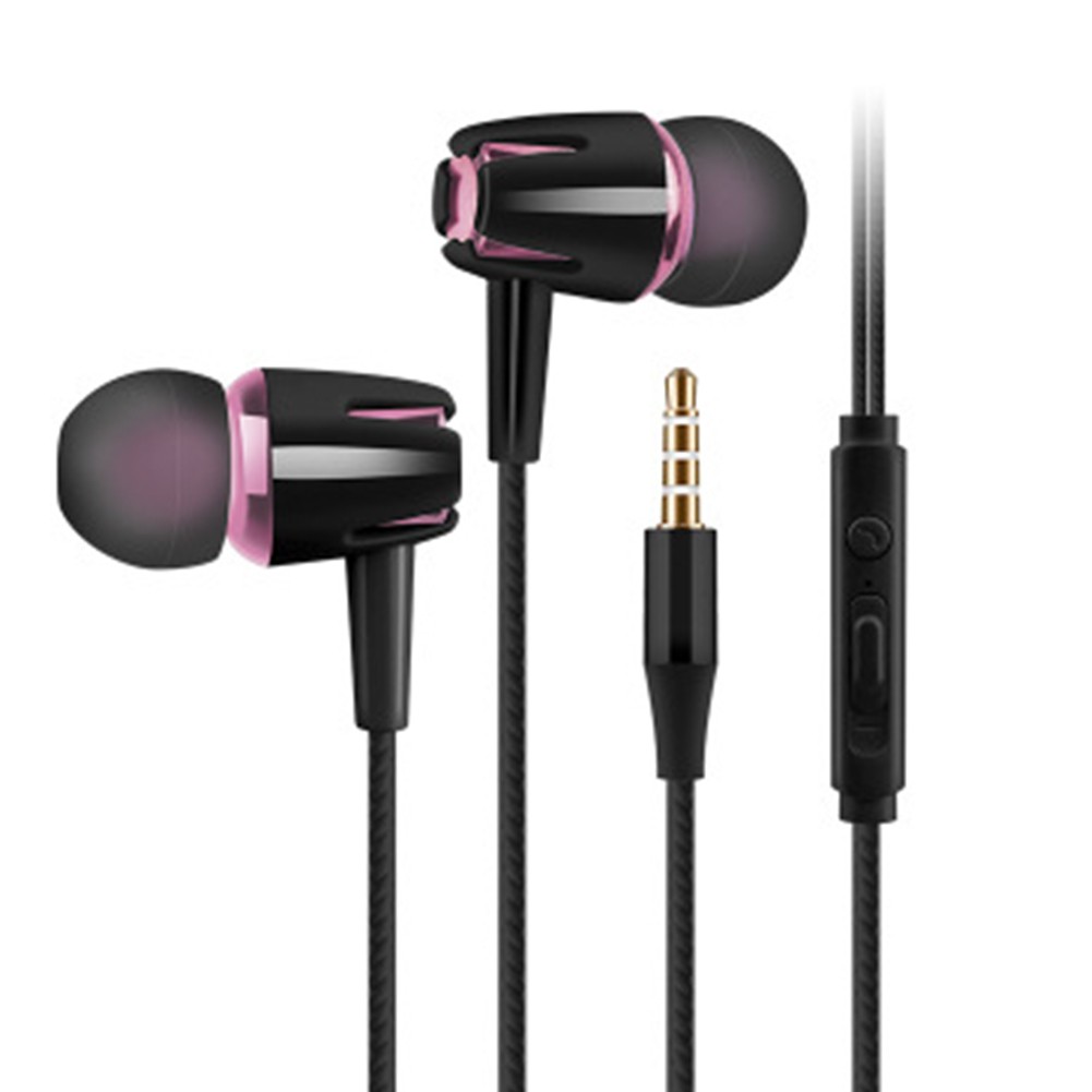 Tai Nghe Nhét Tai Jack 3.5mm Có Micro Âm Thanh Siêu Trầm