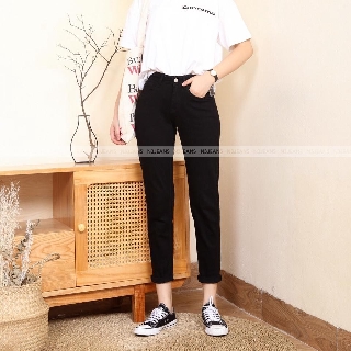 Quần Jeans baggy đen trơn (mã 105)