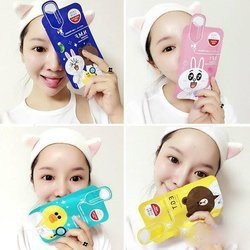 Mặt Nạ Gấu Thỏ Vịt MEDIHEAL LINE FRIENDS N.M.F AQUARING AMPOULE MASK