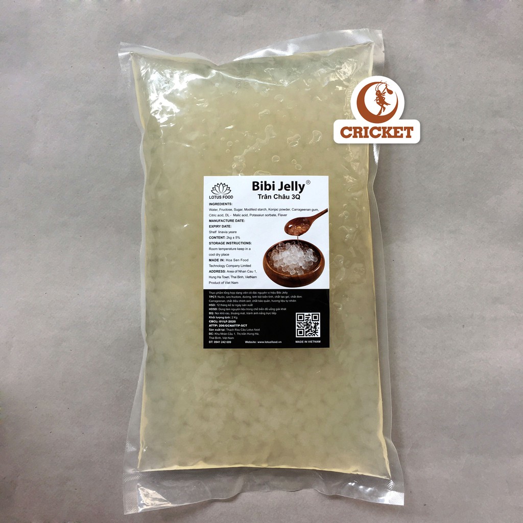 Trân Châu 3Q Bibi Jelly Trắng Ngọc Trai Dai Giòn - Trân Châu Ăn Liền Bịch 2Kg | BigBuy360 - bigbuy360.vn