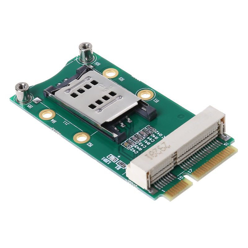 H.S.V✺Mini PCI-E Adapter with SIM Card Slot for 3G/4G WWAN LTE GPS Card Mini PCI-e Adapter