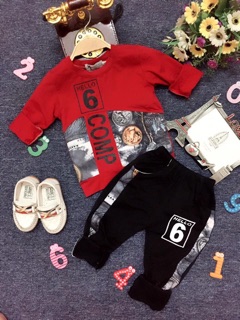 Combo 180k/2 bộ cotton 4c cho bé trai 