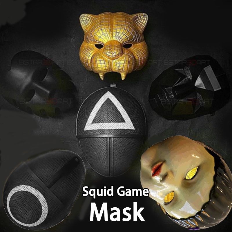 Mặt Nạ Hóa Trang Nhân Vật Squid Trong game Halloween
