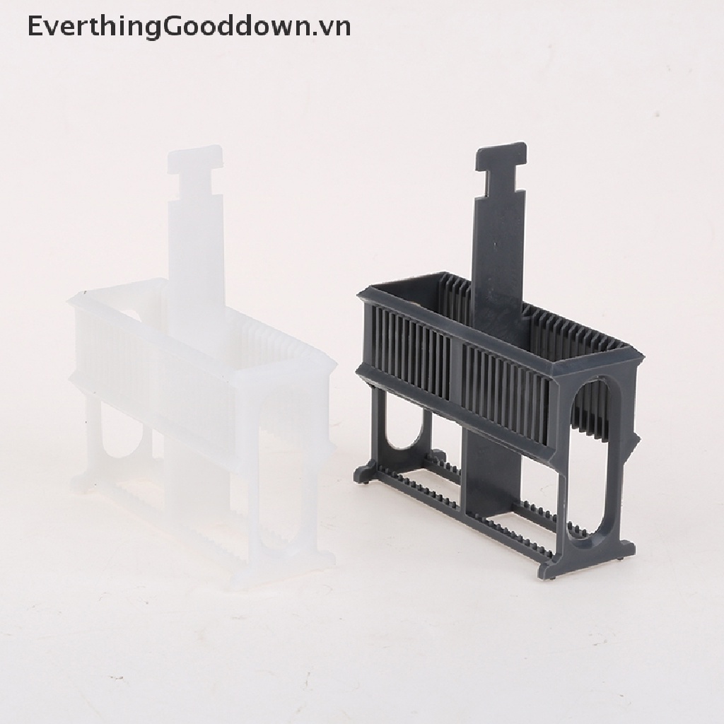 Everthinggooddown Giá Đỡ Lọ Thủy Tinh 24 Ngăn Có Rãnh Trượt Bằng Chất Liệu Inox Dùng Trong Kính Hiển Vi