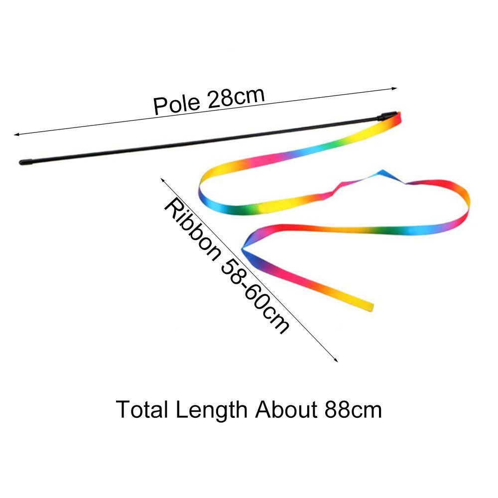 Dây Ruy Băng Nhựa Đồ Chơi Màu Cầu Vồng Cho Mèo Cưng
