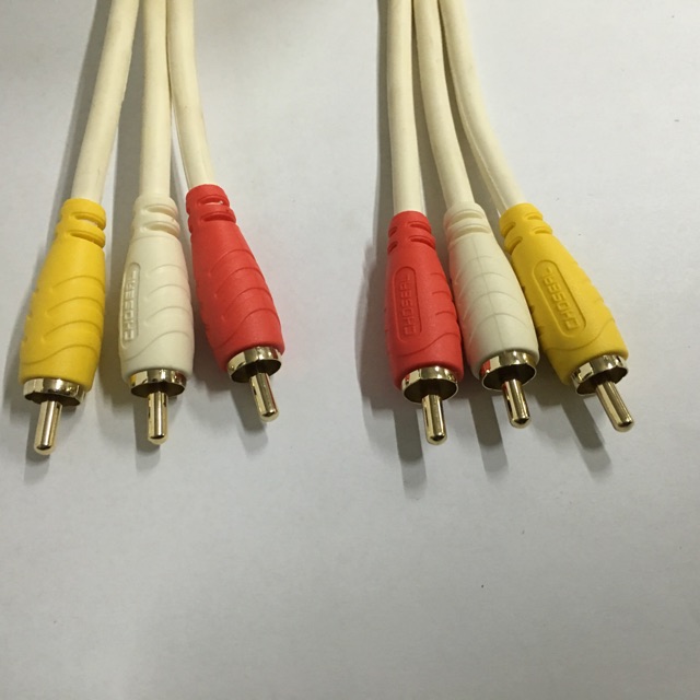 Dây loa CHOSEAL 6 đầu AV (3m)