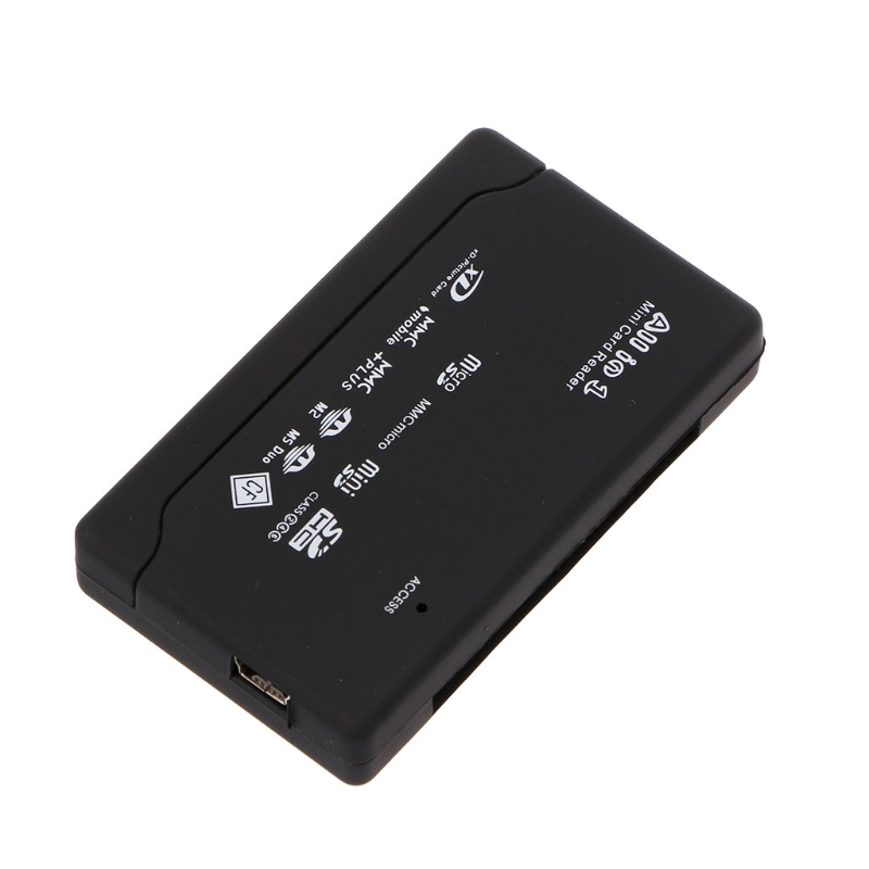 Wili❃ Đầu đọc thẻ nhớ cho USB Mini Micro SD SDHC M2 MMC XD CF