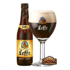 Bia Leffe Nâu ( Leffe Brune ) 6,5% thùng 24 chai 330ml nhập khẩu Bỉ