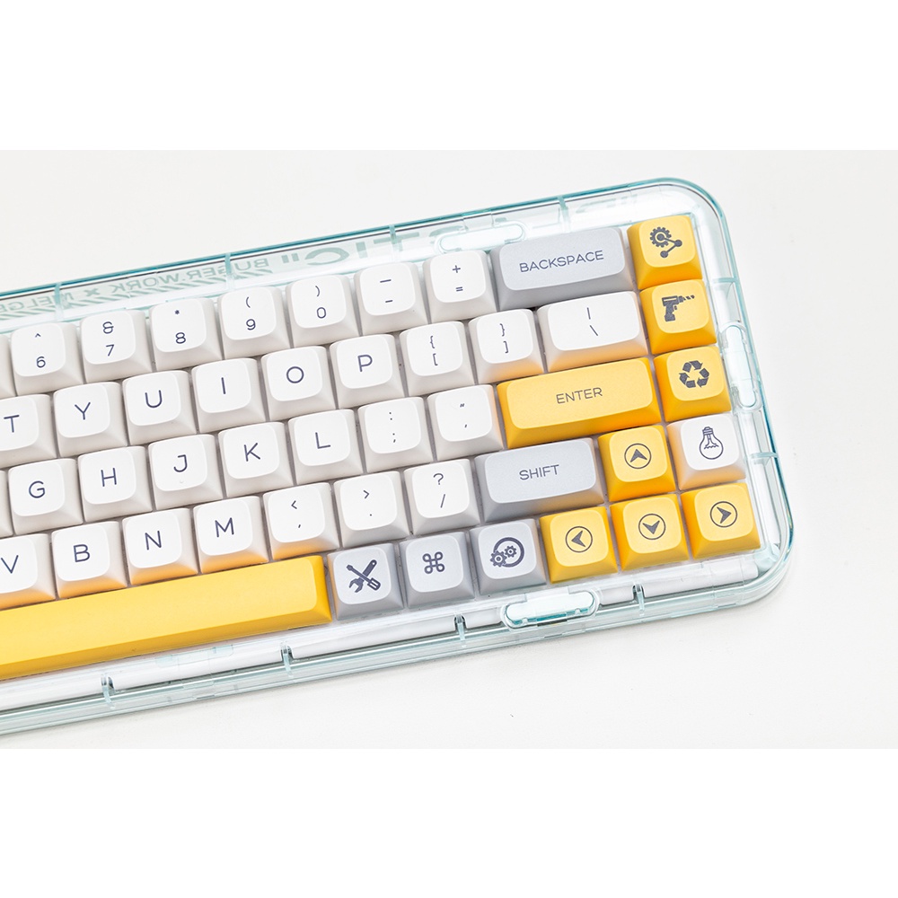 Heavy industry keycaps XDA profile Dye-Sublimation PBT  keycap 140keys